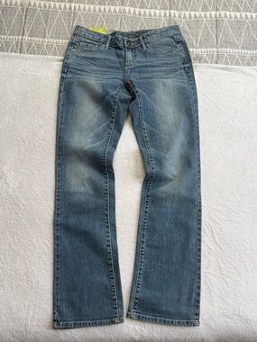 New Mossimo Modern Fit Slim Hip and Thigh Boot Cut Mid Rise Denim Jeans Sz 2
